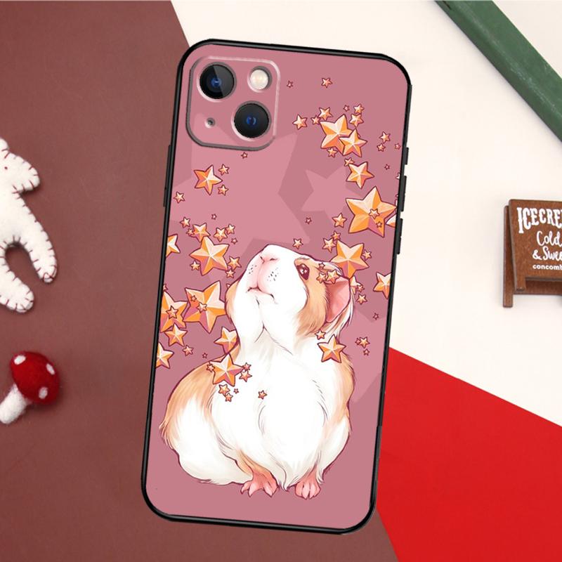Guinea Pig Case For iPhone 14 Pro Max 16 15 11 12 13 17 Pro Max Mini 15 16 Plus 16e 17 Air Back Cover