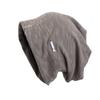 Retro solid color stacking hat autumn versatile face small cold hat women's loose lazy wind big head circumference bag head hat