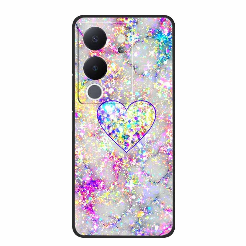 Phone Case For Vivo V30 Lite 5G Back Cover Case Shockproof Black Silicone Soft Funda For Vivo V30 Lite Case V 30 Lite Coque Capa