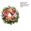 Fall Wreath for Front Door 16 Inch Artificial Floral Wreath with Peony Dahlia Leaves