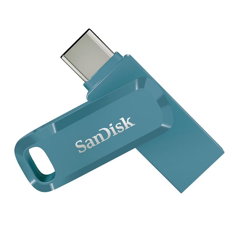 SanDisk 256GB Type-C USB 3.2 Dual-Drive Go USB Flash Drive