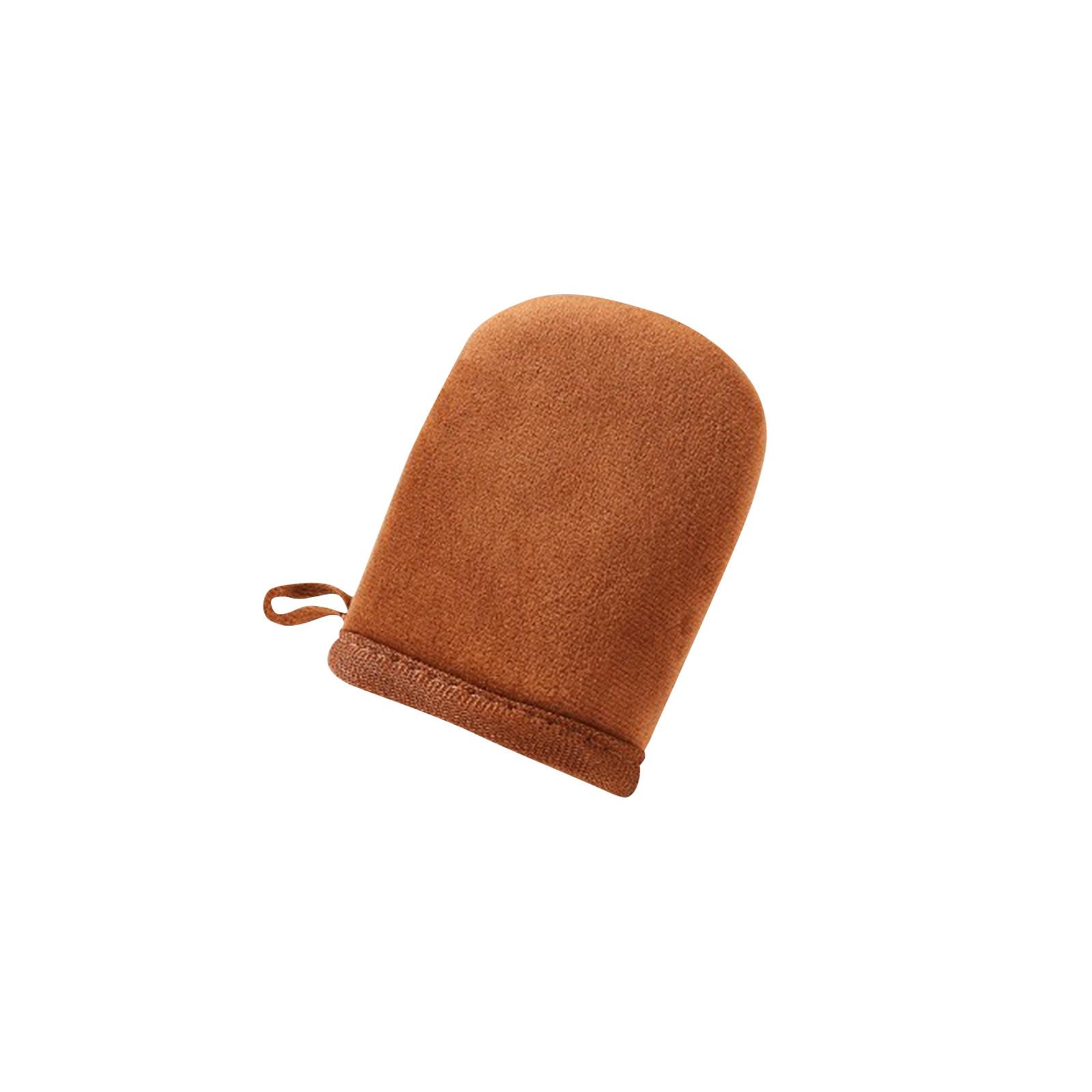 

Перчатки для тела с лосьоном для домашних девочек, быстросохнущие двухслойные плюшевые перчатки с завязками, ленивые в использовании. One Size