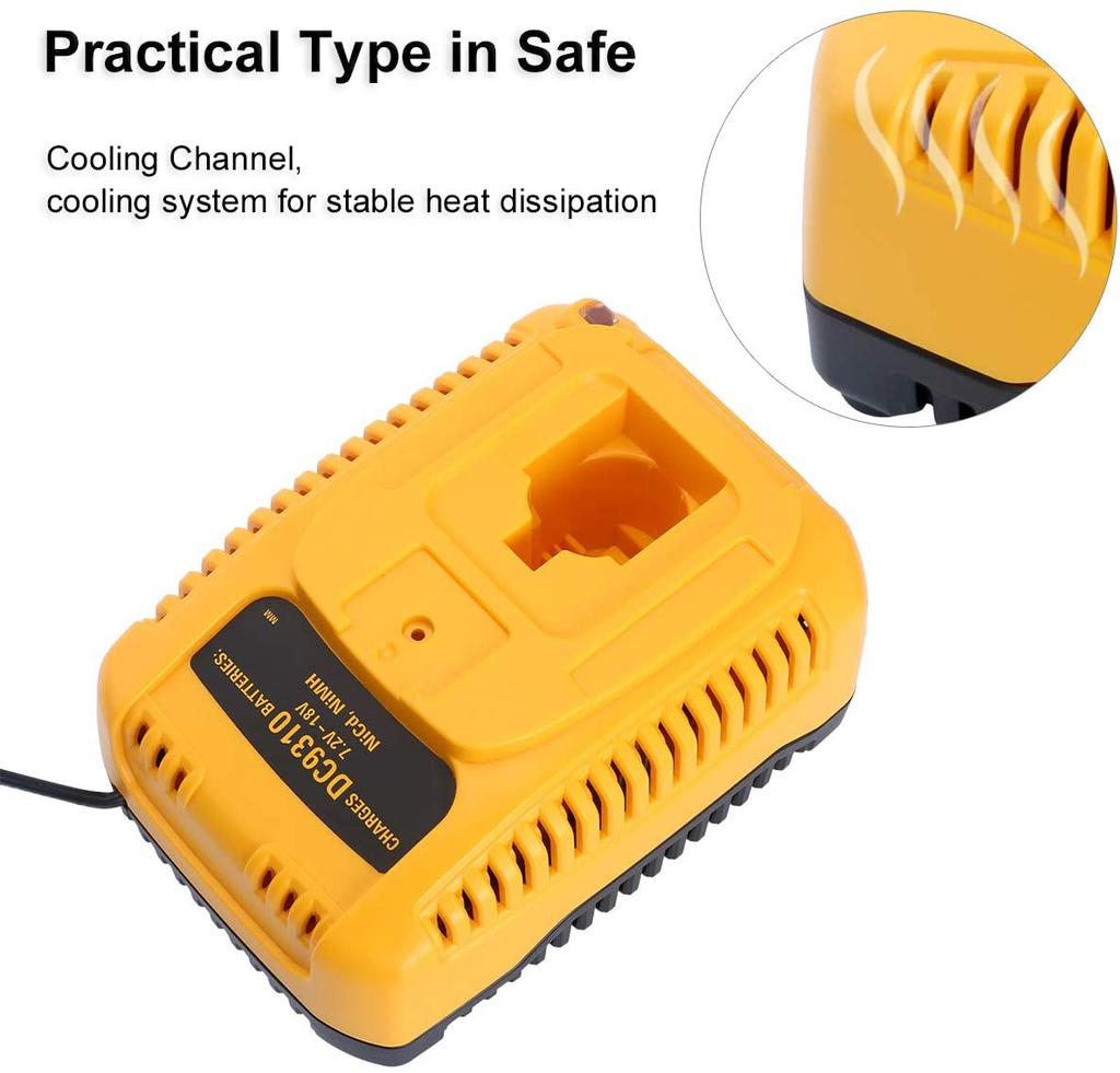 18V XRP Battery Charger EU Plug For 7.2V-18V NiCd NiMh Battery DC9096 DC9098 DW9099 DW9072 DW9057 DW9091