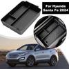 Car Storage BoxCar Armrest Storage Box For 24 HyundaSanta Fe Center Console Organizer Tray Car Interior Accessories B0B9