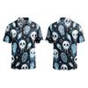Men's Halloween Print Short Sleeve Casual T-Shirt