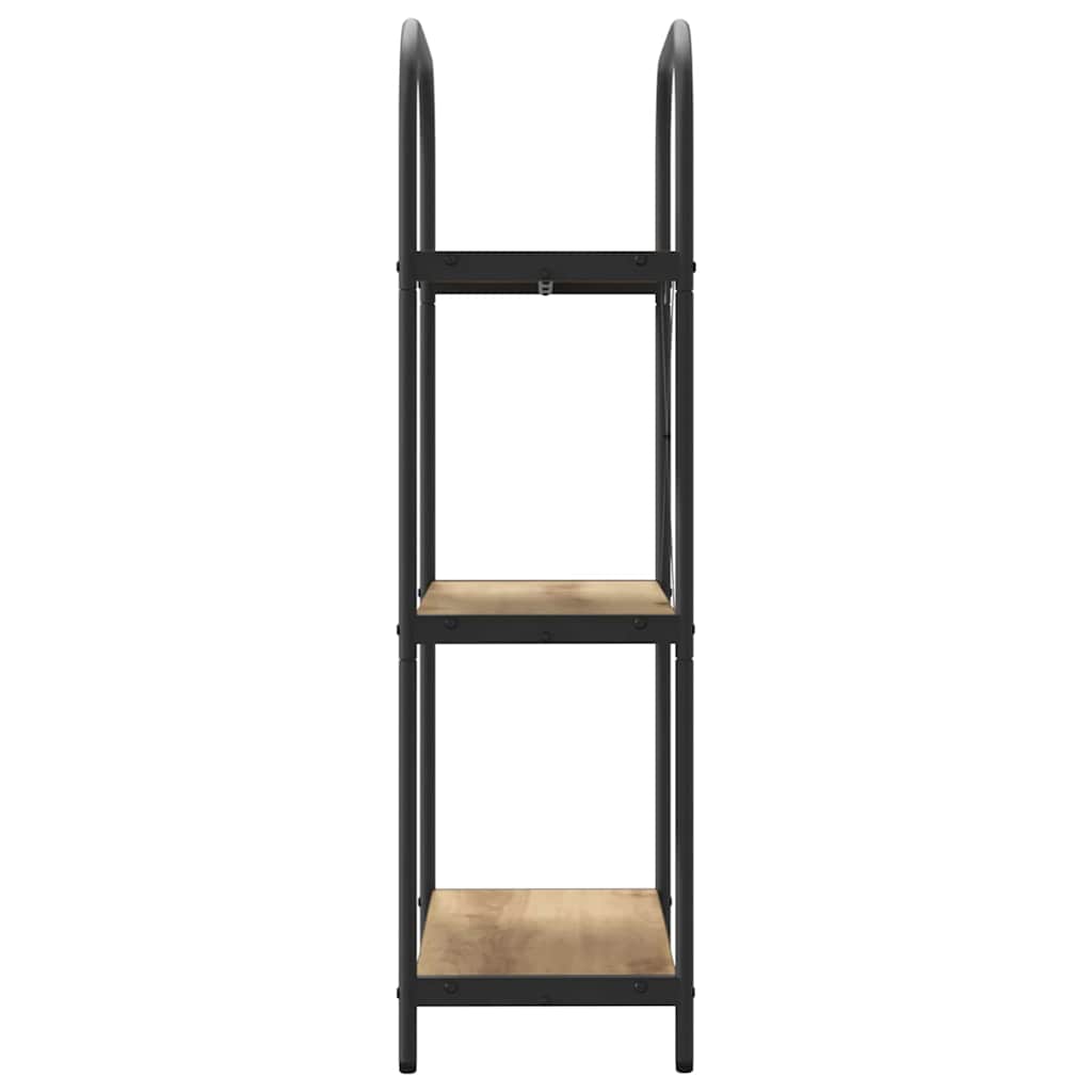 Artisan Oak Bookshelf 60 x 30 x 109 cm Engineered Wood