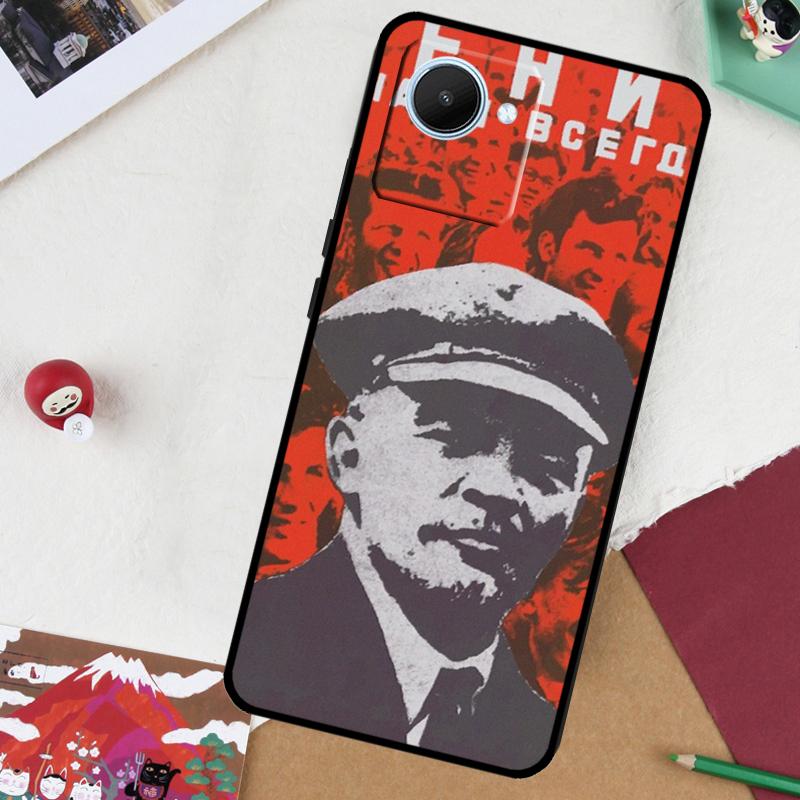 lenin Soviet Union flag For Realme GT 7 Pro GT 6 5 6T 10 11 12 13 14 Pro Plus C61 C53 C51 C21Y C25S C75 C55 C67 Case