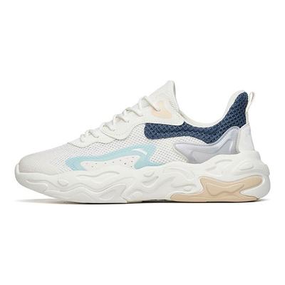 Zapatillas Deportivas Casuales de Caña Baja Cómodas Transpirables de Última Generación Hombre Zapatillas Azul Blanco Plata 112228861-3