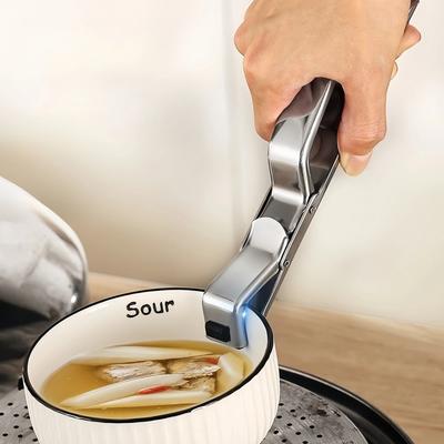 Stainless Steel Bowl Clip Thickened Plate Clip Silicone Anti-slip Anti-scalding Baking Tray Steamer Box Kitchen Essential Tools