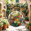 Acrylic Jigsaw Puzzle Suncatcher Colorful Stained Glass Style Sun Catcher DIY