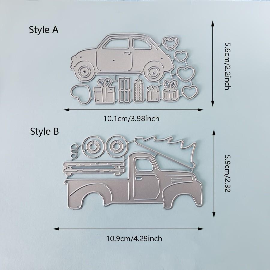Christmas Car Metal Cutting Dies Stencil for DIY Scrapbooking Photo Album Embossing Paper Cards Crafts Diecuts