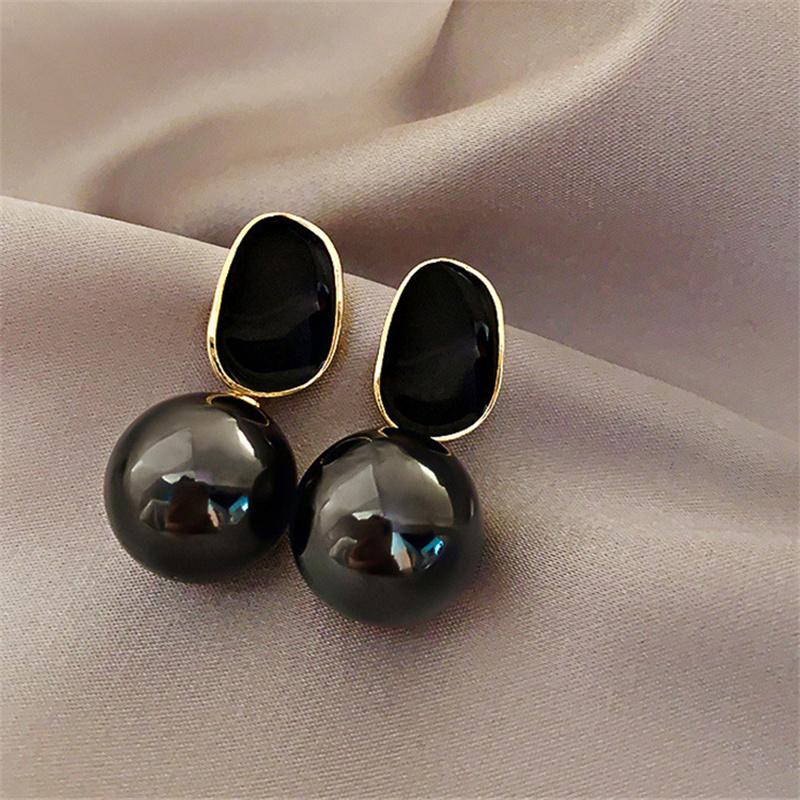 1Pair Minimalist Pearl  Earrings For Women Temperament   Flower Stud Earrings Party Wedding Jewelry