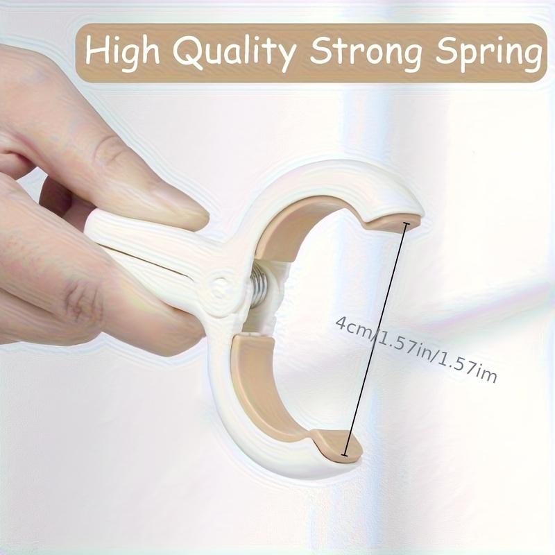 12pcs Beach Towel Clips - Rust-Proof Spring Design, Durable Plastic for Towels, Clothes and Blankets - Great for Clotheslines and Hanging Racks