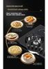 3 Gas + 1 Electric Built-in 4 Burner Cooktop with Tempered Glass Panel