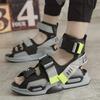 New Men's Shoes Fashion High Top Canvas Summer Sandals, Sandals Sneaker N