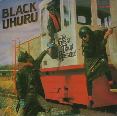 7-Zoll-Schallplatte BLACK UHURU The Great Train Robbery RAS7018 Original 1986 UK Reggae Ska Dub Gebraucht
