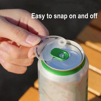 Beer Can Sealer Covers 5X Compact Leak-Proof Drink Can Protective Cover Drink Lid Protector Dustproof Beer Can Covers For Soda