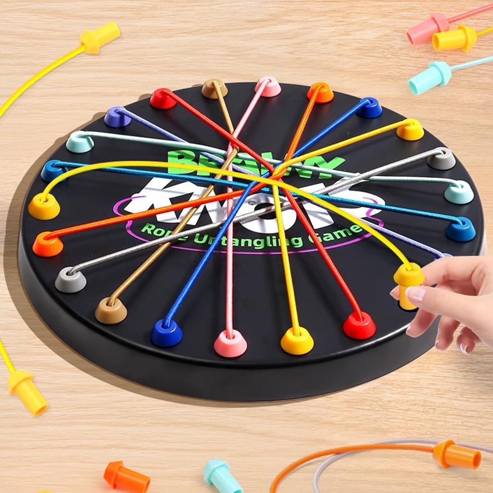 Twisted Ropes Puzzle Logic Thinking Training Tangle Puzzle Game Family Party Games Parent-Child Interaction Toy