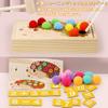 Montessori Toy Educational Toy 3 4 5 6 Years Old 3 In 1 Game Chopstick Training Number Study Multifunctional Fingertip Training Early Development