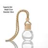 Glass Car Diffuser Bottle with Lanyard, 8ml/10ml, High-Value Aromatherapy Refillable Pendant with Lid.