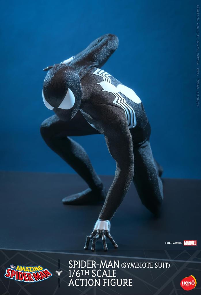 Honoo Studio Marvel Comics Scale Figure Spider-Man (Symbiote Suit) 1/6