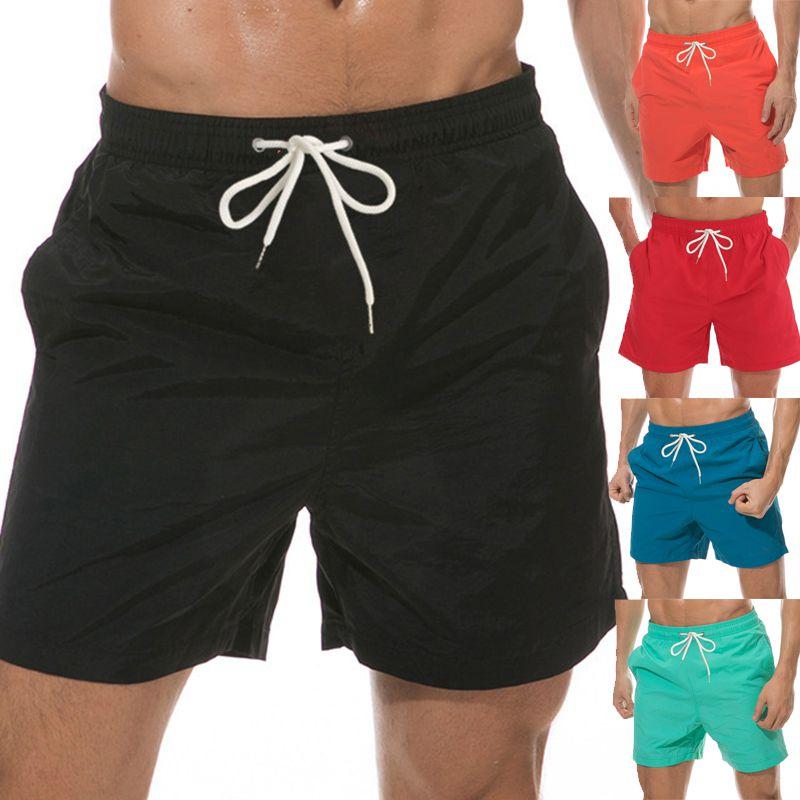 Stylish And Fashionable Men's Swimming Running Board Shorts With Breathable Mesh Lining
