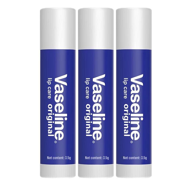Vaseline Lip Balm Original 3-Pack