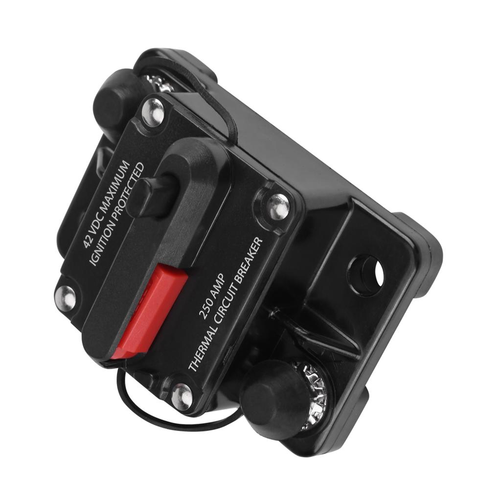DC12V42V Bilstereo Ljud Inline Strömbrytare Manuell Återställning(250A)