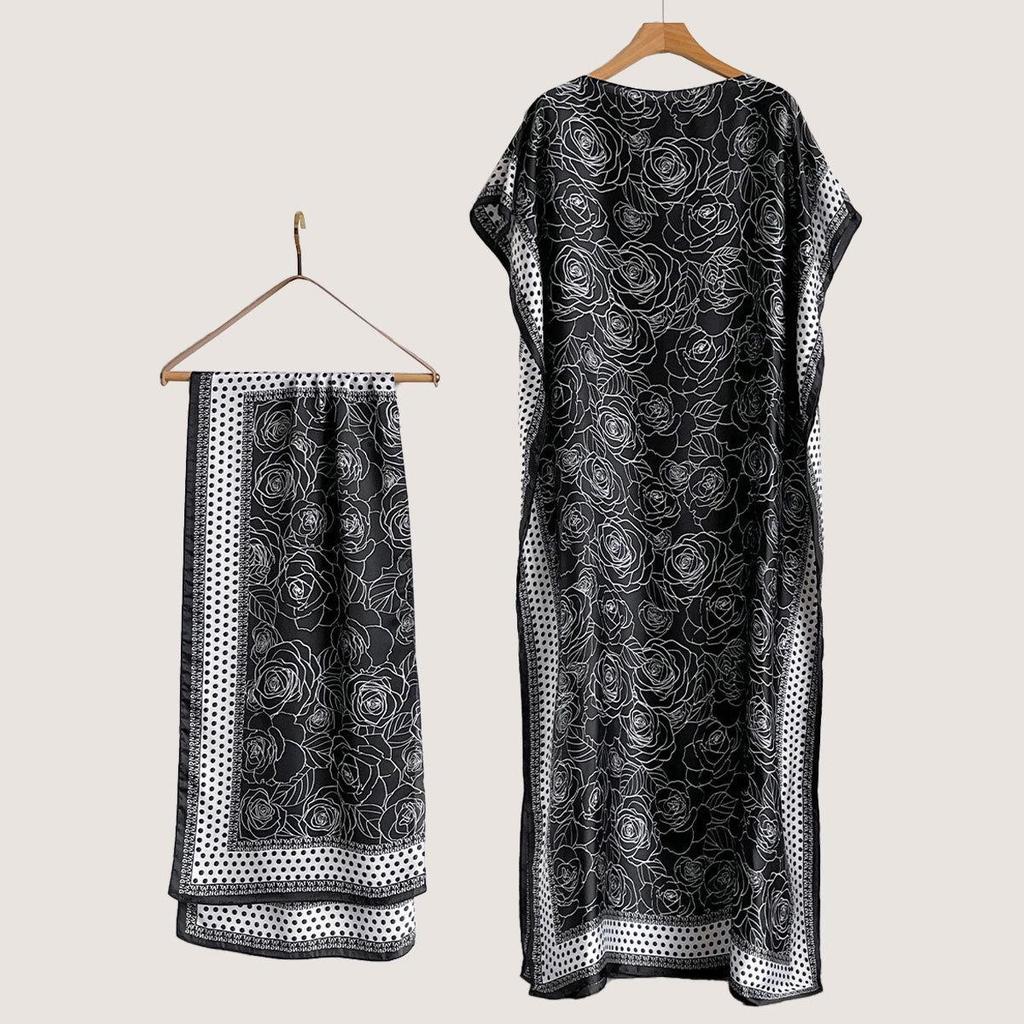 Middle Eastern Style Loose Long Dress Abaya for Women