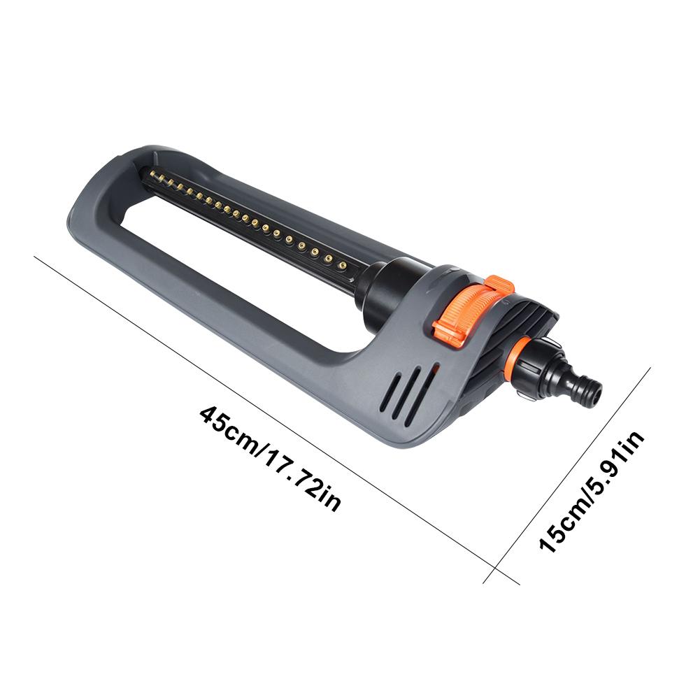 Oscillating Sprinkler Indestructible Rustproof Automatic Swing Irrigation Sprinkler 4 Modes for Large Lawn Yard and Garden Gass