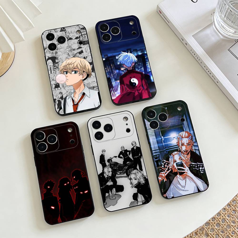 T-Tokyo R-Revengers Lover Essential Phone Case For iPhone 17, 16,15,14,13,12,11 X XR Plus,Others Soft Black Cover