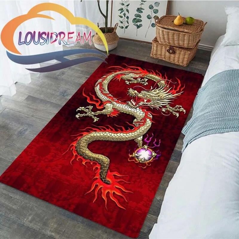 Różne wzory dywany z motywem smoka Moda 3D Salon Łóżko Duży obszar miękki Dywan Dom Dziecięcy mata podłogowa Dekoracja