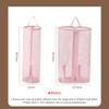 1pcs Pink Hanging Organizer Storage Bag,Polyester Fiber Sock Mesh Bags for Wardrobe Organizers,Space Saving Organiser for Bra
