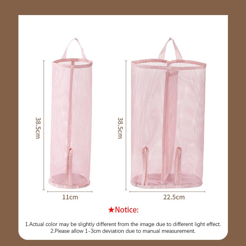 1pcs Pink Hanging Organizer Storage Bag,Polyester Fiber Sock Mesh Bags for Wardrobe Organizers,Space Saving Organiser for Bra