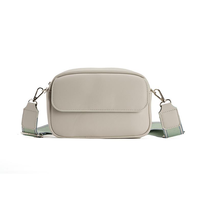 

2026 New PU Leather Crossbody Bag for Women - Multi-functional Small Phone Purse with Wide Adjustable Strap, Fashionable Square Shoulder Bag сірий колір