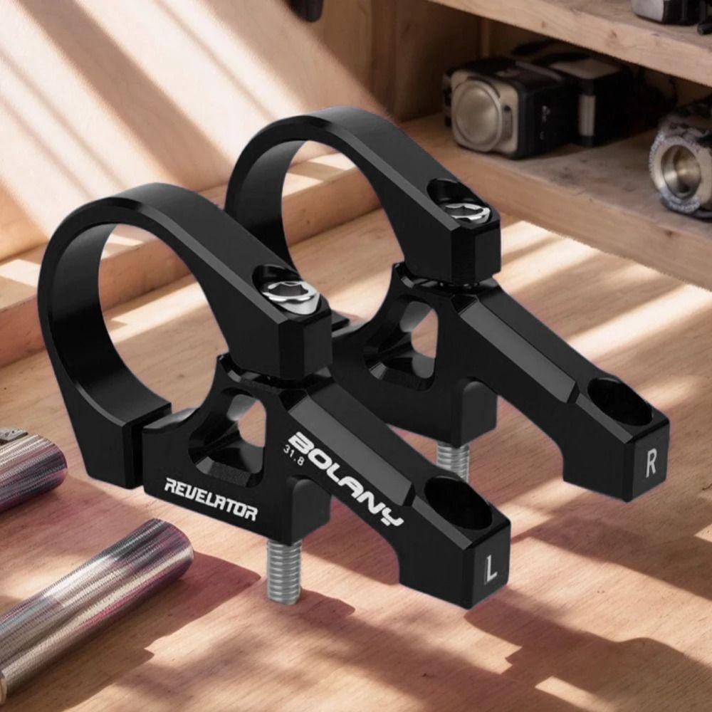 Precision Downhill Fixed Stem Handlebar Clamp 31.8mm DH Bike Handlebar Clamp MTB Cycling