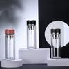 LOCK&LOCK LLG629 Double-Layer Glass Tea Infuser Bottle