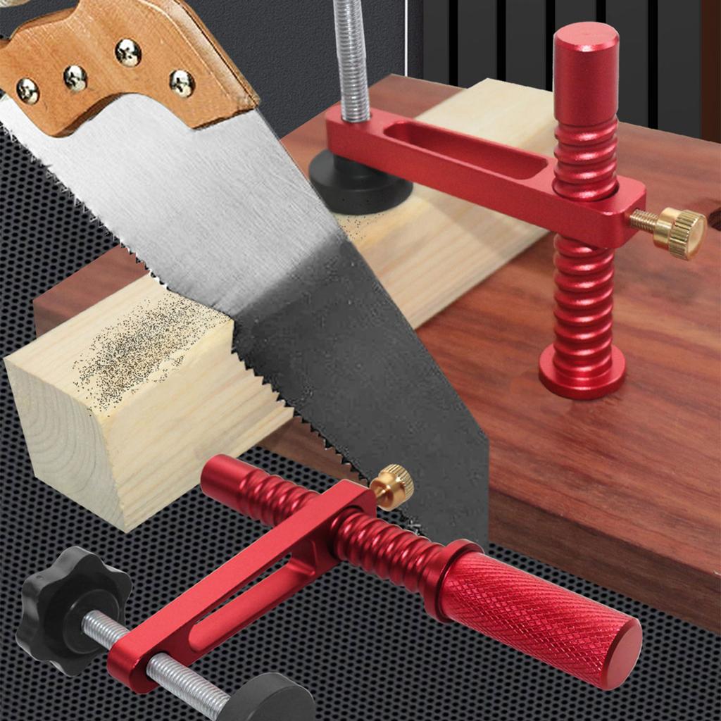 Versatile Aluminum Bench Dog Clamps Fast Release Workbench Hold Down Accessories Stable Woodworking Bench Dog Clamps