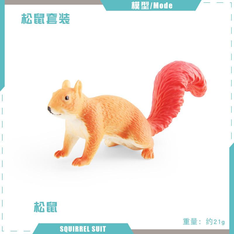 Realistic Miniature Squirrel Model For Desktop Decoration Perfect For Nature Lovers