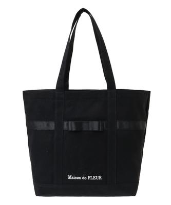 Canvas Tote Bag M Black F Tote Bag 08001386900 Multi-Pocket