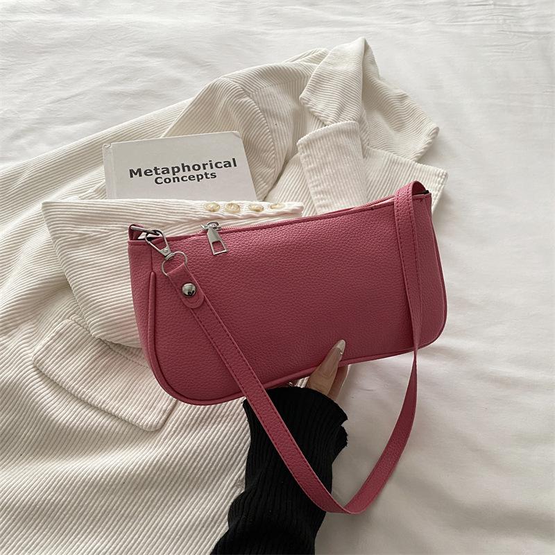 Women Fashion Casual Small Crossbody Bag Versatile Single Shoulder Underarm Square Bag