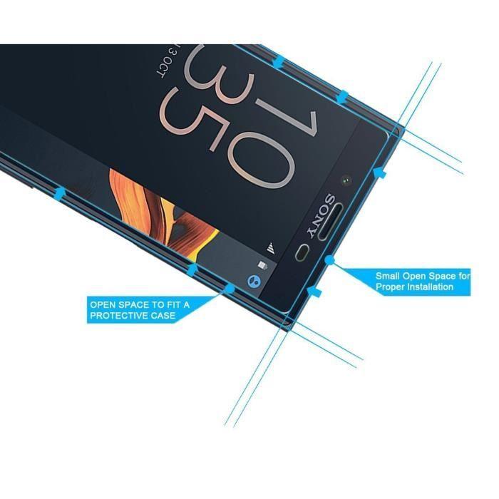 Sony Xperia X COMPACT Tempered Glass - [Pack 2] Ultra Resistant Screen Protector Glass Film [Phonillico®]