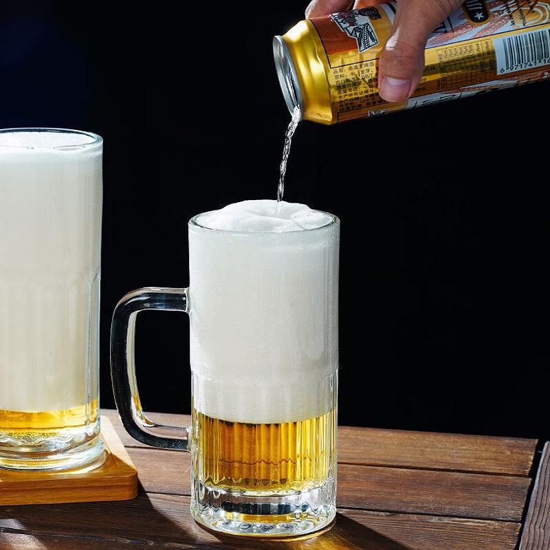Duomeiduo Thickened Glass Beer Mug