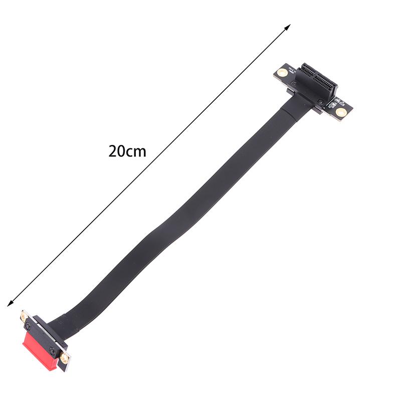 Pci-E 3.0 1X Riser Cable Dual 90 Degree Right Angle Pcie 3.0 X1 To X1 Extension Cable 8Gbps Pci Express 1X Riser Card