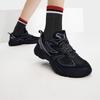 FILA Interun Solid Color Versatile Simple Low-Top Casual Shoes Women sneaker Shadow-Black Gray F12W432112FDB
