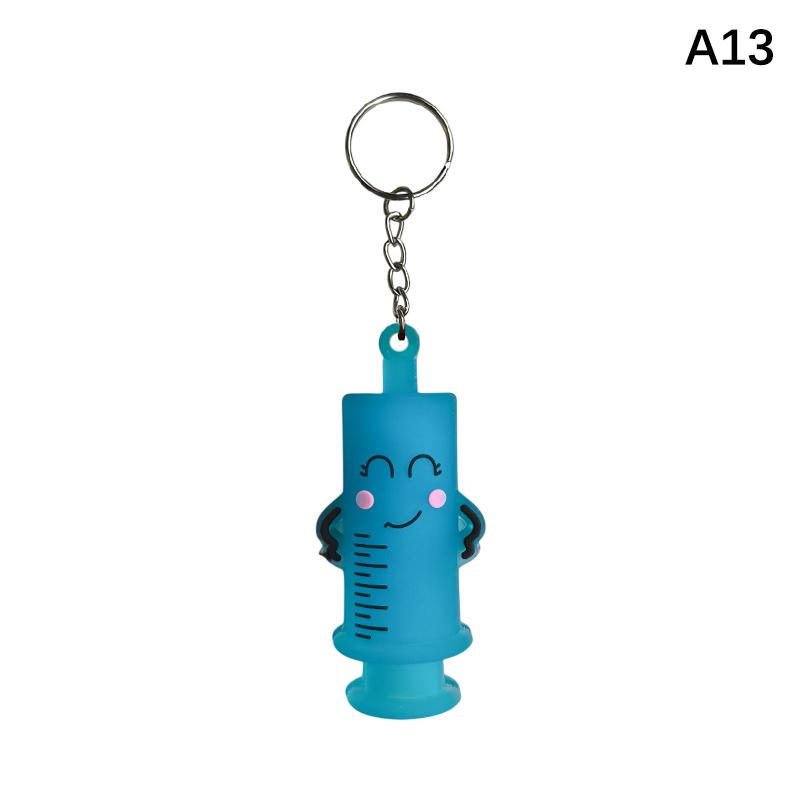 Paw Print Girl Shaped Ampoule Bottle Opener Keychain Rubber Cutter Aid Medication Vial Breaker Tool For Home Nurses And Doctors