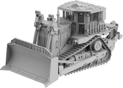 Takom 1/72 D9 Bulldozer Limited Edition Plastic Model TKO5002S (Car)