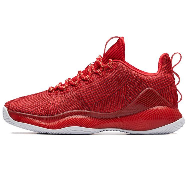 

Anta Shock Absorbing Durable Low Top Basketball Shoes Men sneaker Red 11911188-4 43