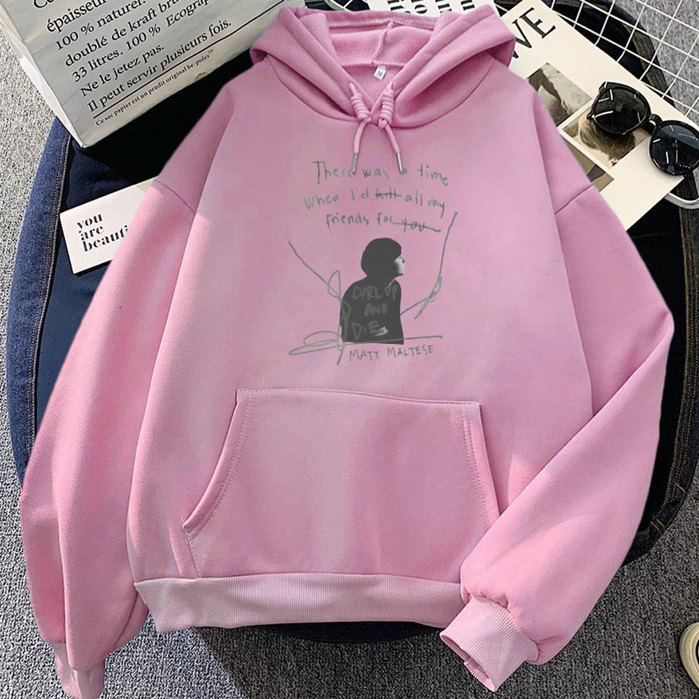 Touring Just To Tour Hoodies Matt Maltese Singer Printing Sweatshirts Moletom Feminino Women Casual Winter Hooded Pullovers