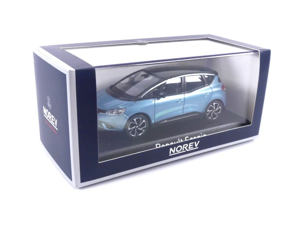 Norev Renault Scenic 2016 Celeste Finished Product 1/43 Blue/Black